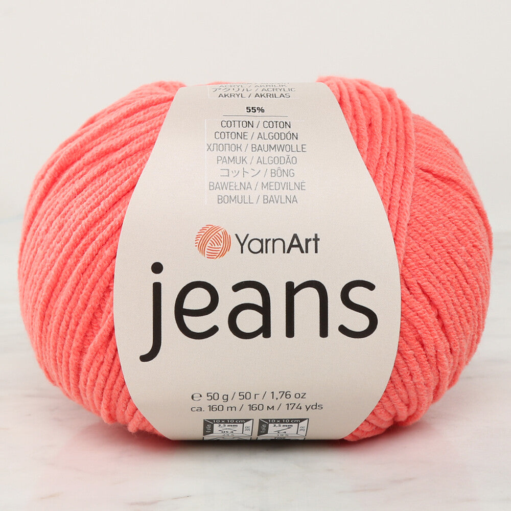 YarnArt Jeans Mercan El Örgü İpi - 61